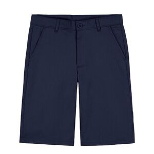 Nautica Performance Flat Front Twill Navy Blue Shorts Adjustable Waist 20
Husky